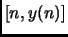$ [n,y(n)]$