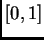 $ [0,1]$